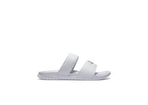 Nike Benassi Duo Ultra White Metallic Silver (W) White/Metallic Silver (819717-100)