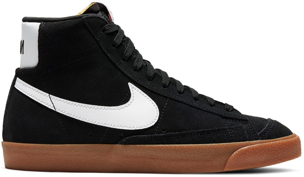 Nike Blazer Mid 77 Black White Gum (W) Black/White-Gum Medium Brown (DB5461-001)