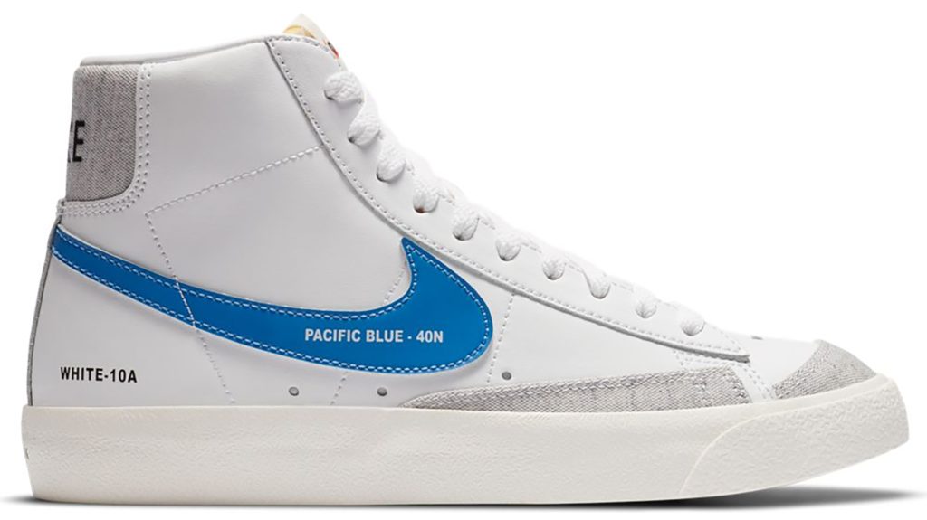 Nike Blazer Mid 77 Color Code White (W) White/Blue-Red-Green-Black (DA2142-146)