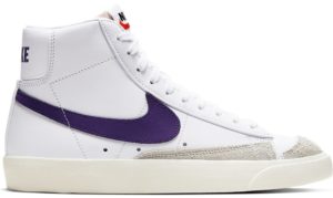 Nike  Blazer Mid 77 White Voltage Purple (W) White/Sail-Voltage Purple (CZ1055-105)