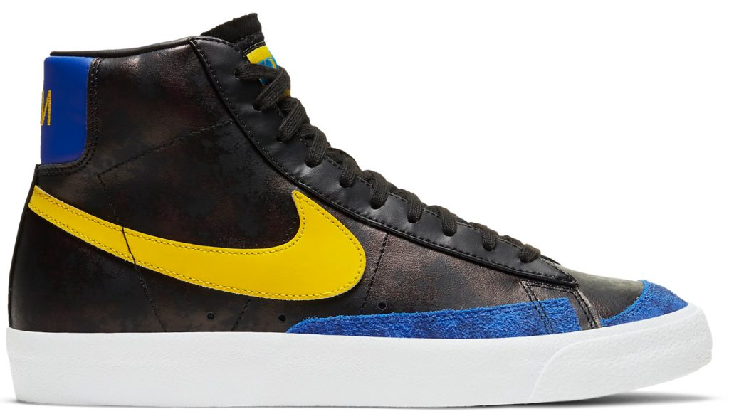 Nike Blazer Mid Peace, Love & Basketball Black/Speed Yellow-Game Royal-White (DC1414-001)