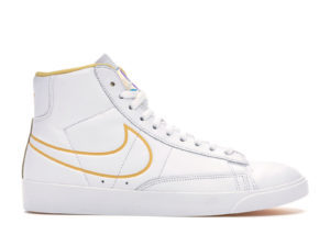 Nike  Blazer Mid White Topaz Gold (W) White/Topaz Gold-Clear (CJ3643-100)