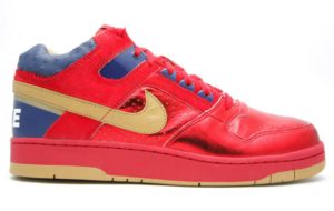Nike  Delta Force Mid Red Gold Varsity Red/Metallic Gold-Binary Blue (318430-671)