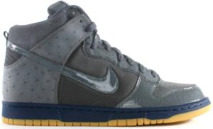 Nike  Dunk High Deluxe Ostrich Light Graphite Light Graphite/Light Graphite-True Blue (312032-001)