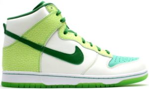 Nike  Dunk High Glow-In-The-Dark 2 White/Classic Green-Radiant Green (312786-131)