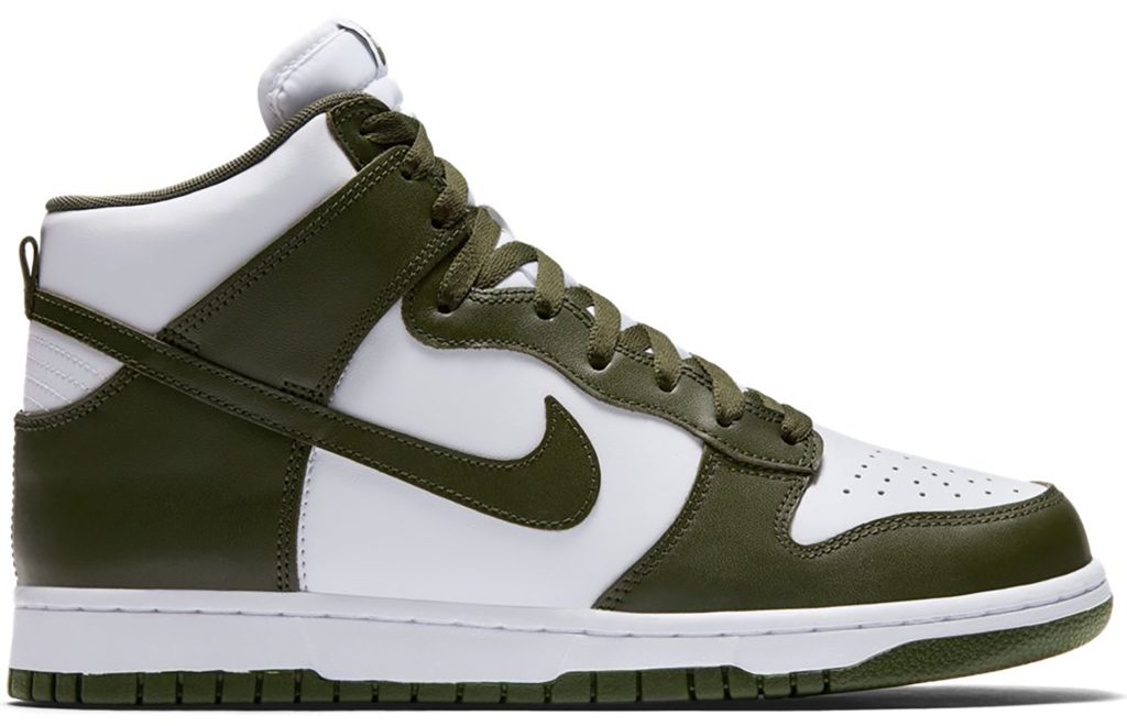 Nike Dunk High Retro Cargo Khaki Cargo Khaki/Cargo Khaki-White (846813-300)