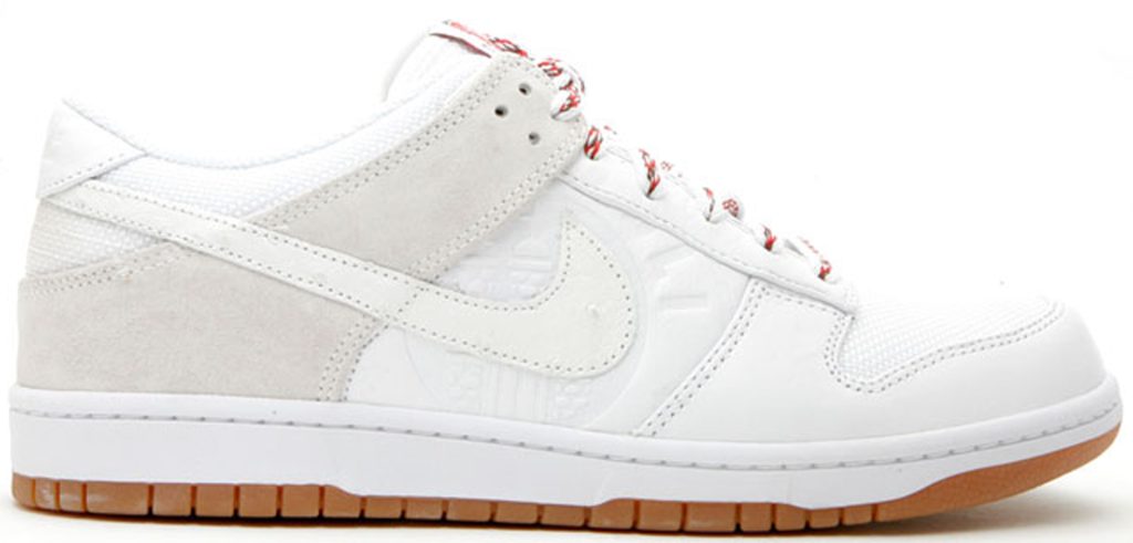 Nike Dunk Low FC St. Pauli White/White-Gum Medium Brown (323438-111)