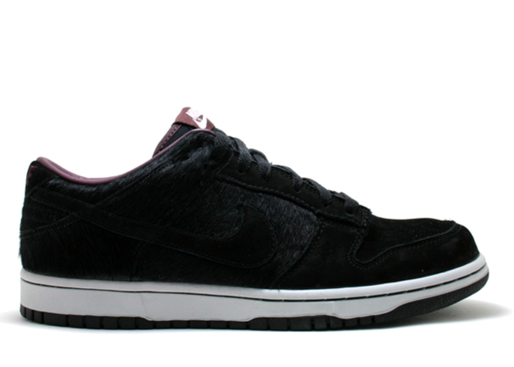 Nike Dunk Low Premium Horse Pack (W) Black/Deep Burgundy/Jetstream (309730-002)