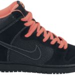Nike  Dunk SB High Black Safari Atomic Red  (305050-066)