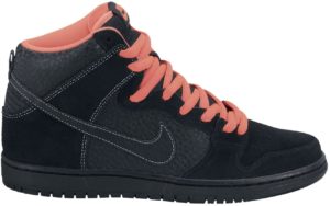 Nike  Dunk SB High Black Safari Atomic Red  (305050-066)