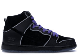 Nike Dunk SB High Black Purple Box Black/Black-White-Purple Haze (833456-002)