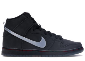 Nike Dunk SB High Raging Bull 3M Black/Light Silver-Varsity Red (313171-015)