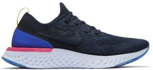Nike  Epic React Flyknit College Navy (W) College Navy/College Navy-Racer Blue (AQ0070-400)