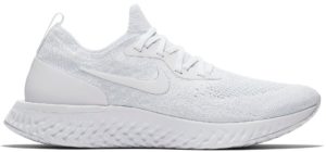 Nike  Epic React Flyknit True White True White/White-Pure Platinum (AQ0067-102)