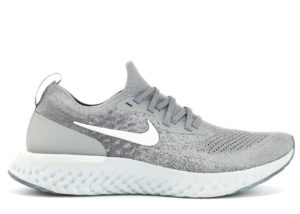 Nike  Epic React Flyknit Wolf Grey Wolf Grey/White-Cool Grey-Pure Platinum (AQ0067-002)