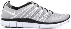 Nike Free Flyknit HTM White White/Light Charcoal-Black (616171-100)