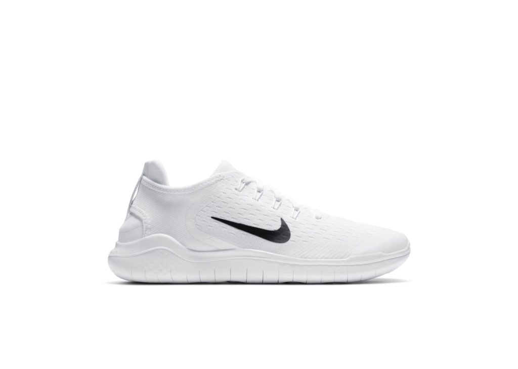 Nike Free RN 2018 White White/Black (942836-100)