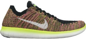 Nike  Free Run Flyknit Unlimited Olympic Multi-Color/Black-White-Volt (843430-999)