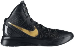 Nike  Hyperdunk 2011 Elite (Away) Black/Metallic Gold-Black (511369-001)