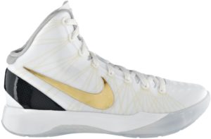 Nike  Hyperdunk 2011 Elite (Home) White/Metallic Gold-Black (511369-100)