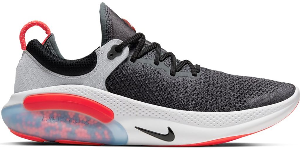 Nike Joyride Run Flyknit Dark Grey Bright Crimson Dark Grey/Pure Platinum-Anthracite-Bright Crimson (AQ2730-004)