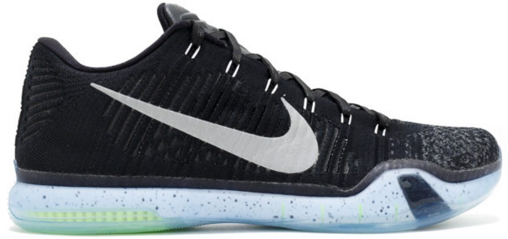 Nike Kobe 10 Elite HTM Arrowhead EU Exclusive Black/Metallic Silver (805937-001)