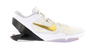 Nike Kobe 7 Elite (Home) White/Metallic Gold-Black-Neutral Grey (511371-100)