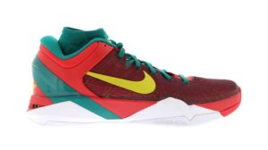 Nike Kobe 7 Year of the Dragon Action Red/Electrolime-Team Red-Lush Teal (488369-600)