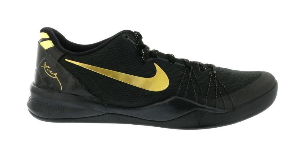 Nike Kobe 8 Elite+ Black Gold Black/Metallic Gold (603269-100)