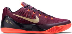 Nike Kobe 9 EM Deep Garnet Deep Garnet/Hyper Crimson-Cave Purple-Metallic Gold (646701-678)