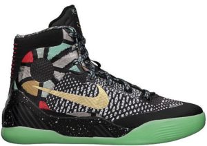 Nike  Kobe 9 Elite NOLA Gumbo League Maestro (GS) Black/Metallic Gold-White (636602-002)