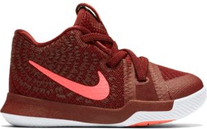 Nike  Kyrie 3 Warning (TD) Team Red/Hot Punch-White (869984-681)