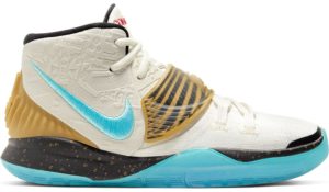 Nike Kyrie 6 Concepts Golden Mummy (GS) Sand/Teal-Metallic Gold (CV5572-149)