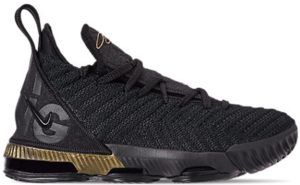 Nike  LeBron 16 I’m King (GS) Black/Metallic Gold (AQ2465-007)