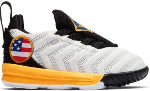 Nike  LeBron 16 Strive (TD) White/Laser Orange-Total Orange-Black (AQ2468-188)