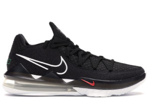 Nike  LeBron 17 Low Black White Black/White-Multi-Color (CD5007-002)