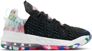 Nike LeBron 18 Multicolor (GS) Black/Multi-Color-White (CW2760-002)