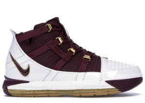 Nike LeBron 3 Christ The King (2018) White/Deep Maroon-Metallic Gold (BQ2444-100)