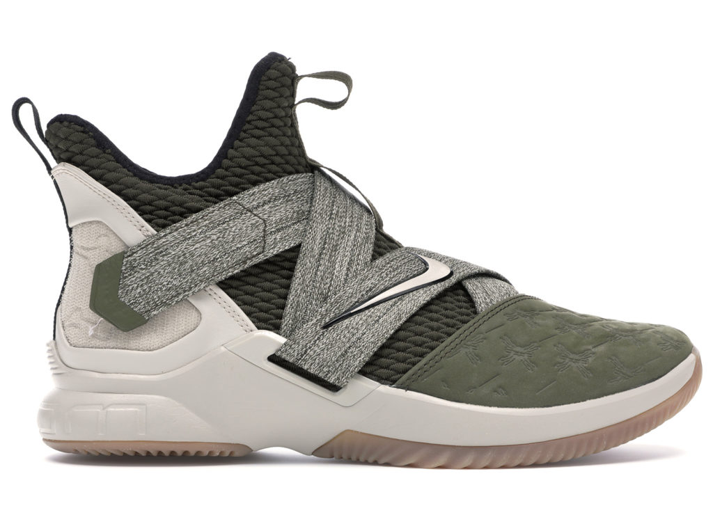 Nike LeBron Soldier 12 Land and Sea Olive Canvas/String-Gum Light Brown (AO2609-300)