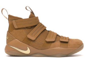 Nike LeBron Zoom Soldier 11 Wheat Wheat Gold/Metallic Gold (897646-700)