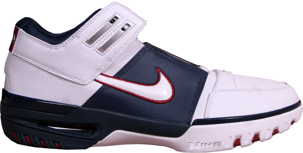 Nike Air Zoom Generation USA White/White-Mid Navy-Varsity Crimson (308573-113)