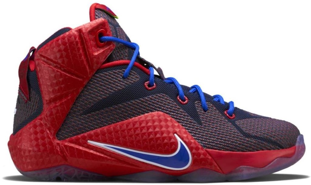 Nike LeBron 12 Superman (GS) University Red/Game Royal-Midnight Navy (685181-601)