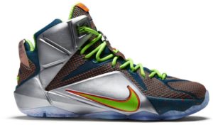 Nike LeBron 12 Trillion Dollar Man Reflective Blue/Total Crimson-Electric Green-Metallic Silver (705410-430)