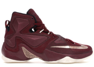 Nike  LeBron 13 Bronze Team Red/Metallic Red Bronze-Black (807219-690)