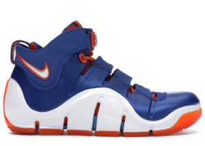 Nike LeBron 4 Birthday Dark Neon Royal/White-Safety Orange (314647-511)