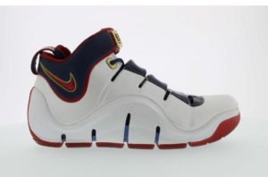 Nike LeBron 4 Playoffs White/Varsity Crimson-Midnight Navy-Metallic Gold (314647-161)