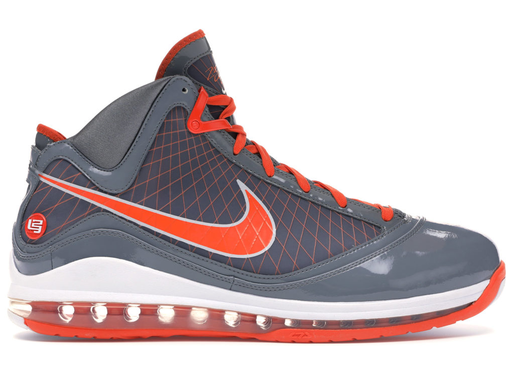 Nike LeBron 7 Eastbay TB Orange Cool Grey/Orange Blaze-White (393320-003)