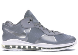 Nike LeBron 8 Low Wolf Grey Wolf Grey/Metallic Silver (456849-002)