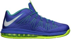 Nike LeBron X Low Sprite Treasure Blue/White-Volt (579765-500)