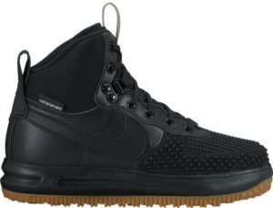 Nike  Lunar Force 1 Duckboot Black Gum (GS) Black/Black-Metallic Silver-Anthracite (882842-001)